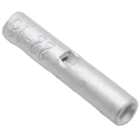 Mueller Interconnect Terminal, 22-18 Uninsulated Seamless Butt Connector-.625L