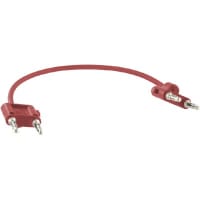 Mueller Banana Plug, Beryllium Copper, Red, 12 in.