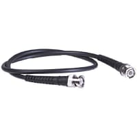 Mueller Cable, BNC Plug x2, RG-58C/U, Coaxial Cbl, 24", Black, MIL-C-39012, MIL-C17F Stds