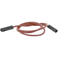 Mueller Receptacle, ABS, 22 AWG, 19/34, Tinned Copper, PVC, 12 in., +105 C, Red