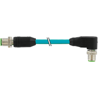 Murrelektronik M12male0/M12male90shieldedEthernet, TPE2x2x24AWGSF/UTPCAT5ebuUL/CSA, CM3m