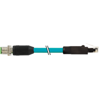 Murrelektronik M12male0X-cod./RJ45male0Gigabit, TPE4x2x26AWGSF/UTPCAT6abuUL/CSA, CMR10m