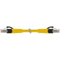 Murrelektronik RJ45male0/RJ45male0Cabinet-Line, Gigabit, FRNC/LS0H4x2xAWG26shieldedye5m