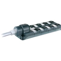 Murrelektronik EXACT12, 8XM12, 5-POLE, MOULDED CABLE, 10.0m PUR/PVC 16x0, 34+3X0.75, UL/CSA