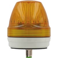 Murrelektronik COMLIGHT57 LED AMBR STATUS LIGHT, W/ 4 pole M12 bottom exit