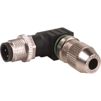 Murrelektronik Connector, M12 male, IDC, A-Code, FW 90deg., 4-pin, 0.25-0.5mm2, 4-5.1mm