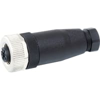 Murrelektronik Connector, M12 female, screw-term, A-Code, 4-pin, 0.75mm2, 4-6mm