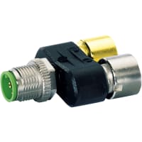 Murrelektronik Connector, T-Coupler M12 male, 5-pin/2x M12 female 5-pin, A-Code, bridge 2-4