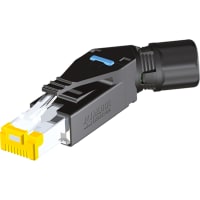 Murrelektronik Connector, RJ45 Pro male field-wirable, 45deg, shielded, IDC, 4-pin, 4.5-9mm