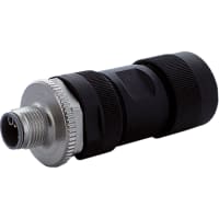 Murrelektronik Connector, M12 Power, L-Code, male field-wireable, screw term, 5pin, 8-13mm