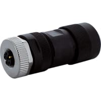 Murrelektronik Connector, M12 Power, L-Code, female field-wireable, screw term, 5pin, 8-13mm