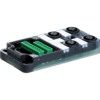 Murrelektronik Terminal block, distribution box, 4x M12, 5-pin, basic housing W/out cable, PNP