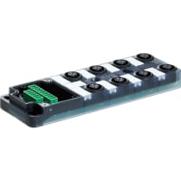 Murrelektronik Terminal block, distribution box, 8x M12 ports, 4pin, housing W/out CBL, no LE