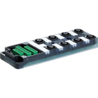 Murrelektronik Terminal block, distribution box, 8x M12 ports, 5pin, housing W/out CBL, PNP