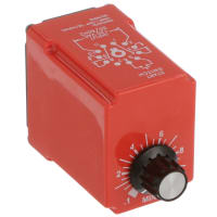 NCC Time Delay Relay, 10 A, 6 to 600 Sec., 120 VAC, 3A, 11 Pin Plug, DPDT, T3 Series