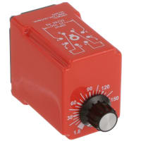 NCC Time Delay Relay, 10 A, 240 VAC, 1.80 to 180 sec, DPDT, 8-Pin Octal, T1 Series