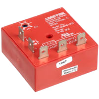 NCC Relay, Time Delay, 1 A, 120 VAC, 3 to 60 Sec., 4.3 VA (Max.), Fast-on Terminal