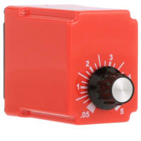 NCC Relay, Time Delay, 0.05 to 5 sec., Knob, Factory Fixed on special order, -23 C