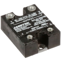 NCC Solid State Relay, 3-30 VAC/DC, SPST-NC, 25A/300VAC, Random Turn-On, SNC Series