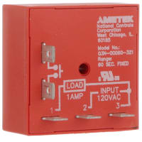 NCC Timer;Off Delay;60Sec;Solid State;SPST-NO;1A;120VAC;Panel Mnt;QC Term;Q3N Series