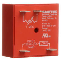 NCC Time Delay Relay, On-Delay, 0.5-10Sec, Solid State, SPST-NO, 1A, 120V, Q1F Series