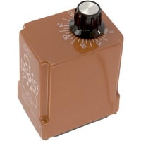 NCC Relay, Time Delay, 10 A, 0.6 to 60 Sec., 120 VAC, 3 VA (Max.), 11 Pin Plug, 55