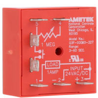 NCC Time Delay Relay, NO, 1A, Delay On Break, 03-60 sec, 24VAC/DC, Q3F Series