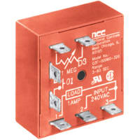 NCC Relay;SSR;Delay On Break;Cur-Rtg 1A;Ctrl-V 120AC;Term: QC;180 to 3600 sec.