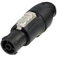 Neutrik Twist-Locking Socket, 16 A/250 VAC, 12 AWG, Screw Terminal, PowerCon Series