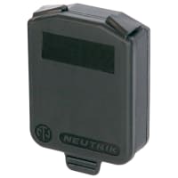 Neutrik Hinged Cover, Use With D-Size Chassis Connector, opticalCON MTP Series