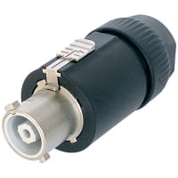 Neutrik Twist-Locking Socket, 32 A/250 VAC, 10-14 AWG, Screw, PowerCON 20A Series