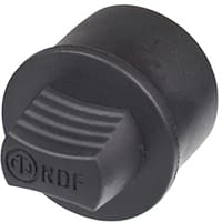 Neutrik dummyPLUG - for female XLR receptacles - rubber - black 4 x Bags of 25 pieces