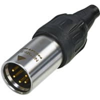 Neutrik Chassis Connector, Male, 5-Pole, TOP Series