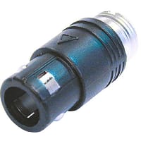 Neutrik Cable Connector, Housing, Circular, Male, Female, Black, neutriCON Series