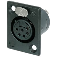 Neutrik RECEPTACLE P SERIES 6 PIN FEMALE