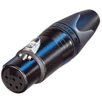 Neutrik Circular Connector Cable end Female 6 pin B