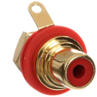 Neutrik Rean Jack RCA - panel - gold - red