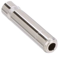 Neutrik Rean Cable Jack 1/4" stereo - nickel/silver w/Solder Terminals OD 6mm