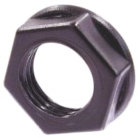 Neutrik Nut for NRJ Jacks, Black, Polyamid/Plastic, 0.687in, Jack Accessories Series