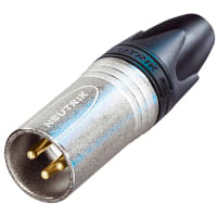 Neutrik XLR Cable Connector, Male 3-Pole, RF Shield, EMC Series