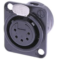 Neutrik RECEPTACLE DL1 SERIES 5 PIN FEMALE