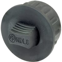 Neutrik Dummy Plug;for 8-Pole Male speakON Chassis Conn;Rubber;Black;10 x Bags of 10 pcs