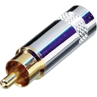 Neutrik Rean Plug RCA - nickel/gold bulk