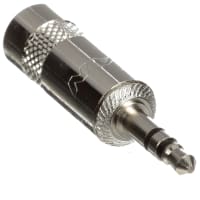 Neutrik Rean Plug 3.5 mm 6mm Cable OD Thermoplastic Brass 500 VDC