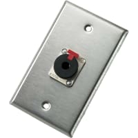 Neutrik Wallplate - single - NJ3FP6C