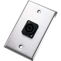 Neutrik Wallplate - single - NL4MP