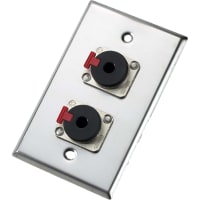 Neutrik Wallplate - dual - NJ3FP6C