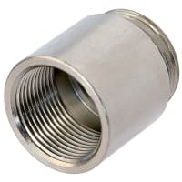 Neutrik Threaded Coupler - M17 x 1 outside thread, 5/8" 27 UNS inside thread- nickel