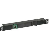 Neutrik Rack Panel Frame, 19in, 1RU, 2 NZPF Panel/NOS power monitor, opticalCON Series