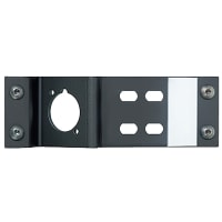 Neutrik Panel Frame Plate 1 D-size Knockout, 4 ST Chassis cutouts, opticalCON Series